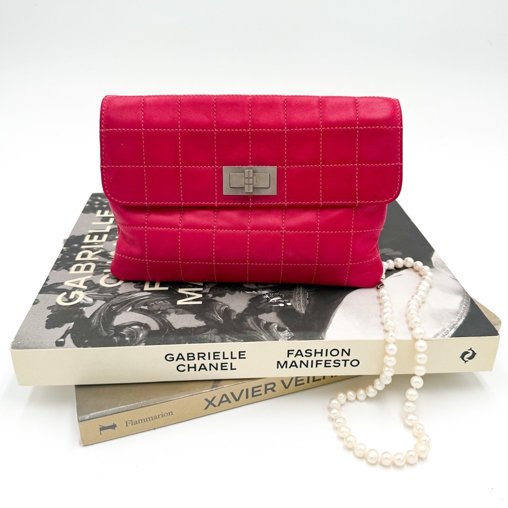 COA Chanel Pink Reissue Clutch in Hot Pink Lambskin